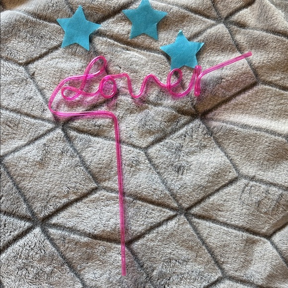 Taylor Swift Other - RARE Taylor Swift Lover Straw Pink Plastic Official Merch